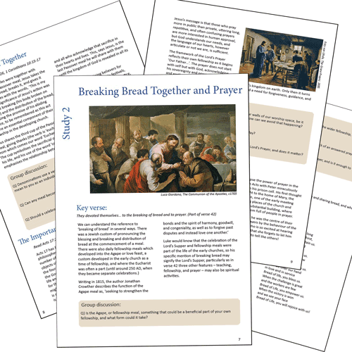 Becoming Church Bible Study on discipleship