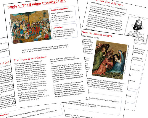 Hark the glad sound Advent study