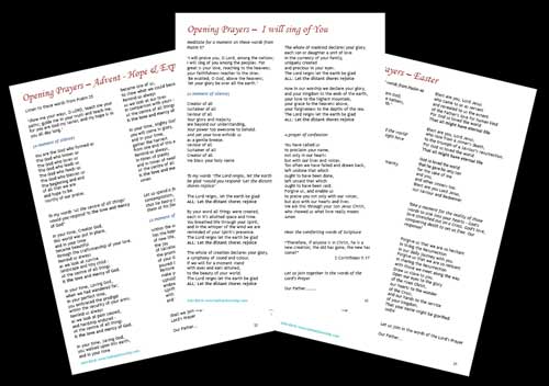 Opening prayers for Christian worship