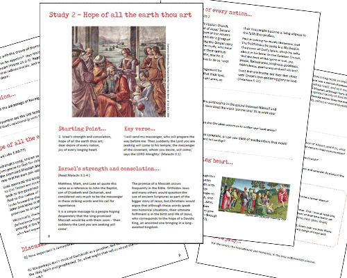 Long expected Advent study