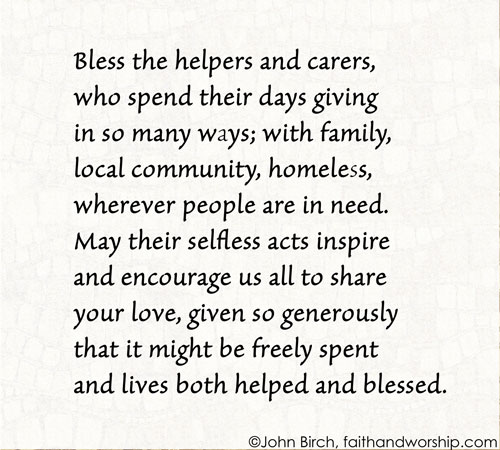 prayer for carers